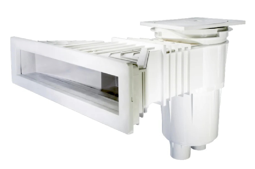 Skimmer_Branco Skimmer ABS - 17.5l - Tampa quadrada (boca estreita) ASTRAL - Image 1