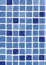 Tela Armada Turquesa ELBE SUPRA 1.5mm 2D Mosaico Azul